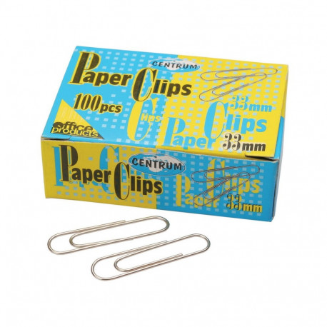 Kirjakalmbrid CENTRUM 33mm, 100 tk (2 tk)