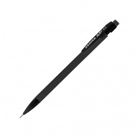 Mehaaniline pliiats Zebra MP, 0,5mm HB, must korpus (2 tk)