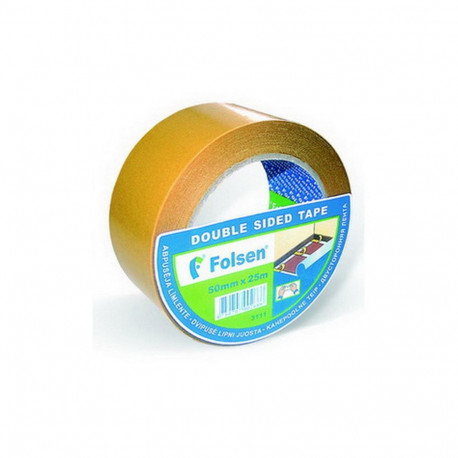 Kinnitusteip kahepoolne Folsen 50mm x 10m (2 tk)