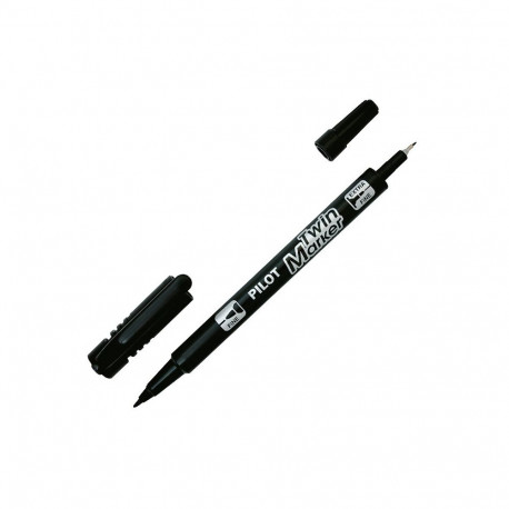 Marker permanentne Pilot Twin-Marker EF/F, must