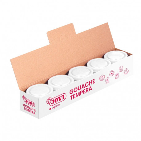 Guaššvärv JOVI, 35ml, valge (5 tk)