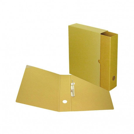 Arhiiviregistraator karbiga SMLT A4/70mm, piikmehhanismiga, pruun