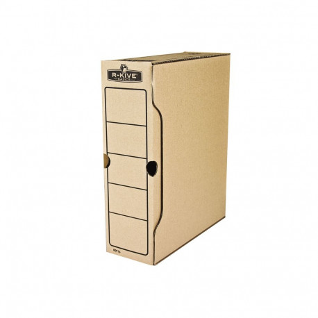 Arhiivikarp Fellowes A4 100mm, pruun kartong 3Re (10 tk)