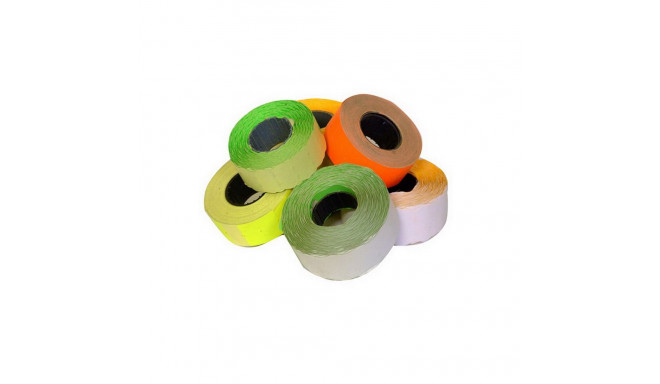 Markeerimislindid 22x12mm, ümar, kollane, 5tk