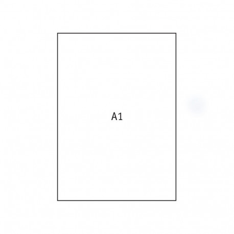Joonistuspaber A1, 640x900mm, 170 g/m2, 20 lehte