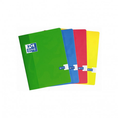 Kaustik klamberköites OXFORD 16.5x21cm, 90g, 36 lehte, ruuduline (2 tk)
