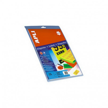 Etiketid Apli iseliimuvad neoon 64 x 33,9mm 20l/pk roheline