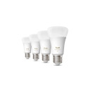 Philips Hue WA 810 A60 4P EU | E27 | 6 W | Warm to cool white light | Bluetooth and Zigbee