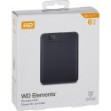 WD HDex 2.5" USB3 6TB Elements Portable black
