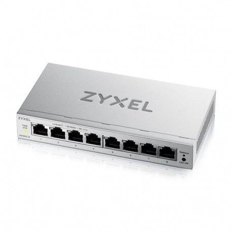 The Zyxel GS1200-8 (v3) is an 8-port Gigabit Web-Managed Switch designed for small 
