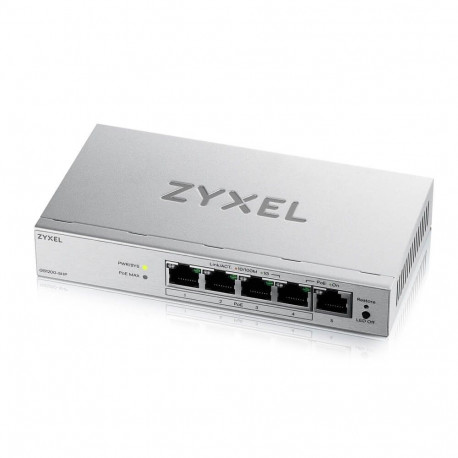 Zyxel GS1200-5HPV3 5-Port Gigabit Web Managed PoE Switch
Key Specifications
