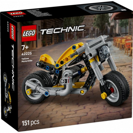 LEGO Technic 42225 Yellow Motorbike