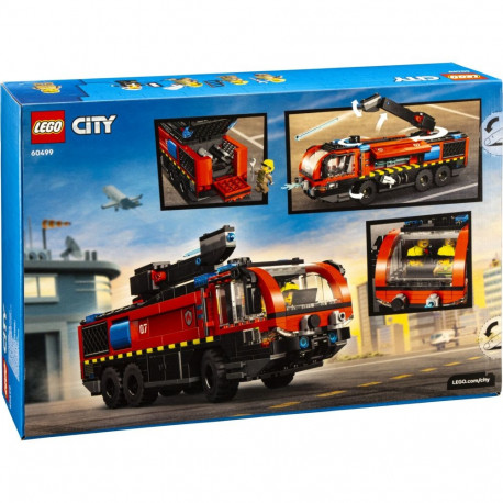 LEGO City Fire 60499 lennujaama tuletõrjeauto