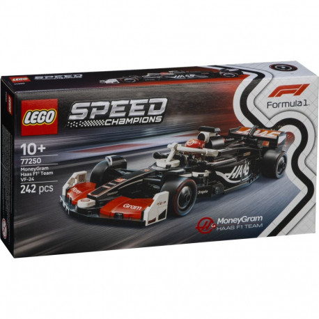 LEGO Speed Champions Speed 77250 – MoneyGram Haas F1® Team VF-24 ‑kilpa-auto