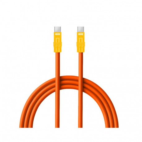 Newell USB-C - USB-C 100 W cable, 2 m, Silicone, Orange-Yellow