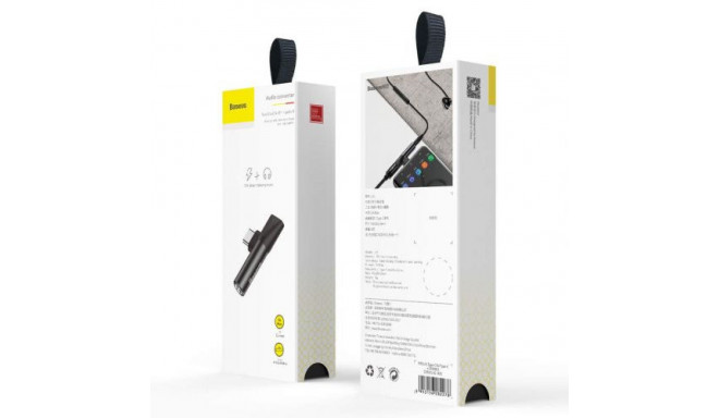 Baseus Converter L41 Type-C (input) for Type-C + 3.5 mm connector Black (CATL41-01)