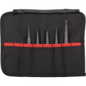 KNIPEX plastist pintsetid ESD 5-osaline