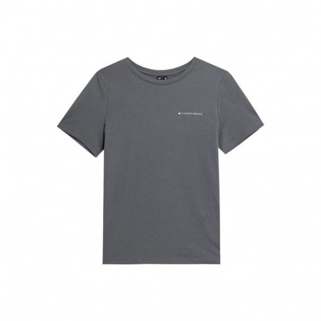 Lühikeste varrukatega T-särk, naiste 4F TSD025 Hall - S