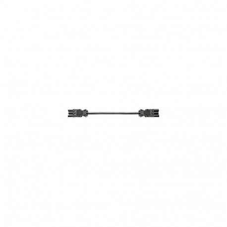 Bachmann seadme pikenduskaabel GST18-3 pistik/pesa 2m halogeenivaba, must