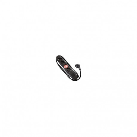 Bachmann Smart 4xCEE7/3 must pikendusjuhe 1,5m CEE7/7