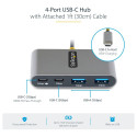 "StarTech 4-PORT USB-C HUB 5GBPS PD"