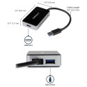 "D StarTech USB 3 TO HDMI W/ USB HUB"