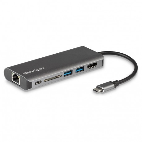 StarTech multiport-adapter USB-C SD-kaardilugejaga
