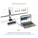 "D StarTech UNIVERSAL DOCK USB-C + USB 3.0"