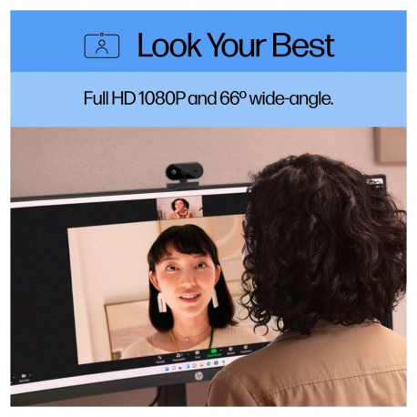 HP 320 FHD must veebikaamera