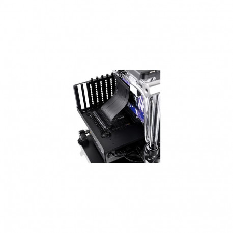 "Thermaltake PCI-E 4.0 Dual 90 Degree Riser Cable 130mm 90 Adapter Black"