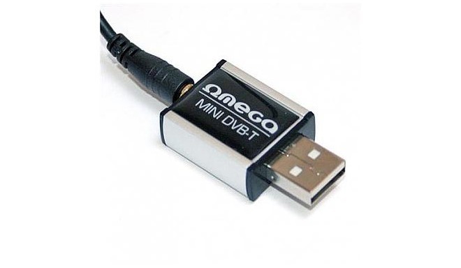 Omega TV card DVB-T USB Tuner MPEG4 HD T300 + antenna (41991)