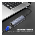 "Equip Dock USB-C->GbE.100WPD3.0 15cm gr"