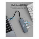 Equip dokkimisjaam USB-C->HDMI.3xUSB3.0.100WPD 25cm hall