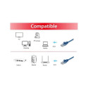 "Equip Patchkabel Cat6A U/UTP 2xRJ45 0.50m blau LSZH Polybeutel"
