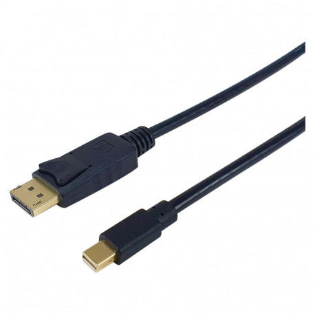 Equip Mini DisplayPorti–DisplayPorti kaabel St/St 2.0m 4K/60Hz, HDCP-ühilduv, must