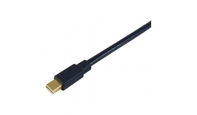 Equip Mini DisplayPorti–DisplayPorti kaabel St/St 2.0m 4K/60Hz, HDCP-ühilduv, must