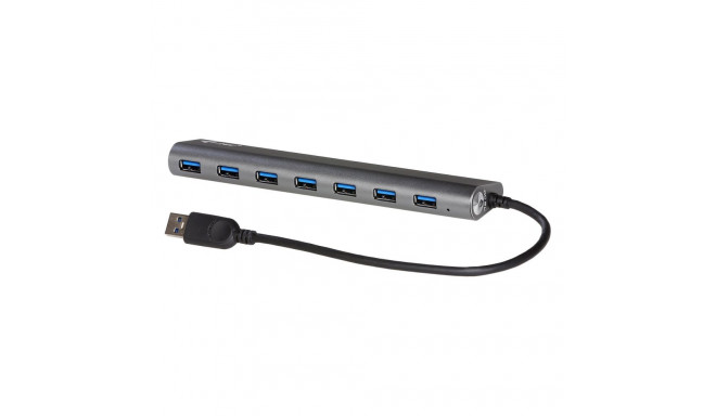 "D I-TEC USB 3.0 7-PORT HUB ALU."