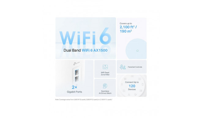 "TP-Link WL-AP Access Point Deco X1500 Mesh-System 2-Pack"