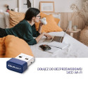 Qoltec 57007 juhtmevaba mini Bluetooth USB WiFi adapter