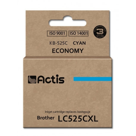 Actis KB-525C Ink (replacement for Brother LC525C; Standard; 15 ml; cyan)