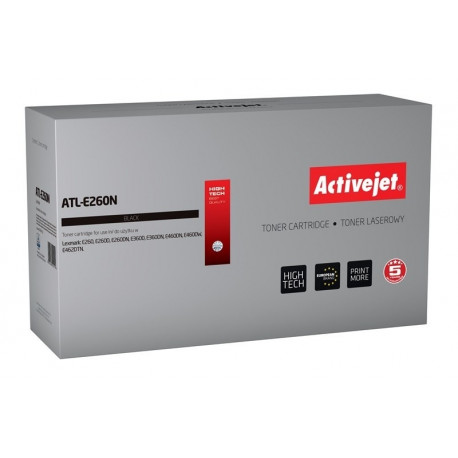 Activejet ATL-E260N tooner (asendus Lexmark E260A11E; Supreme; 3 500 lehekülge; must)