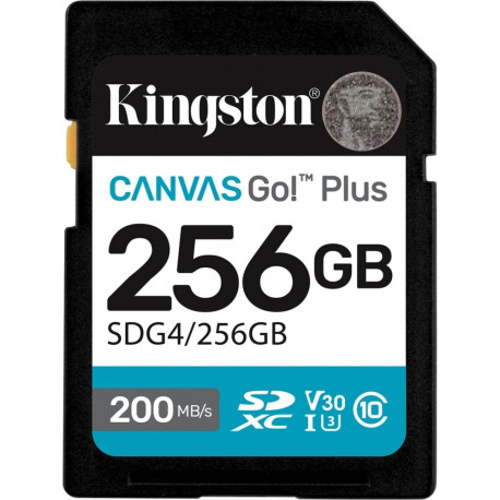Canvas Go! Plus mälukaart 256GB SDXC UHS-I U3 Class 10 V30, must
