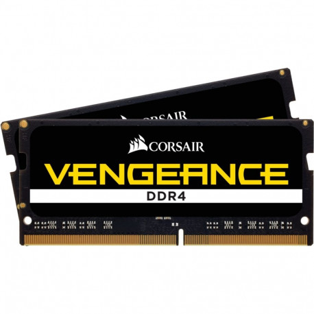 Vengeance SO-DIMM mälumoodulite komplekt CMSX32GX4M2A2666C18 32GB (2x16GB) DDR4-2666, must