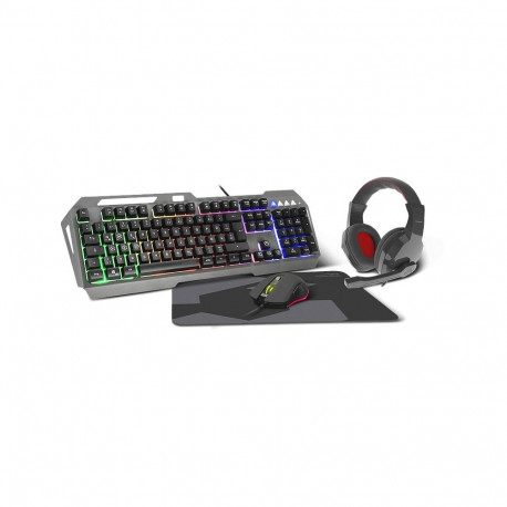 LUNERA 4in1 RGB Gaming Set, black - DE layout