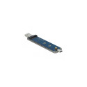 DeLOCK 42616 storage drive enclosure SSD enclosure Silver M.2