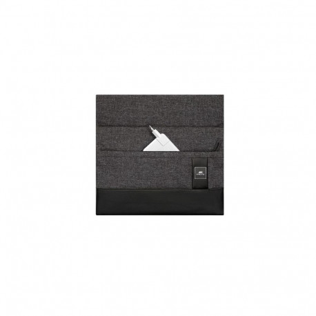 Rivacase 8802 laptop case 33.8 cm (13.3") Sleeve case Black, Grey