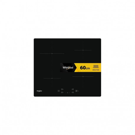 Whirlpool WS Q2160 NE Black Built-in 59 cm Zone induction hob 4 zone(s)