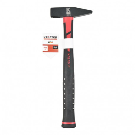 Kreator hammer, KRTH90103, 0.3kg, 104mm, 22mm, fiberglass handle, 275mm
