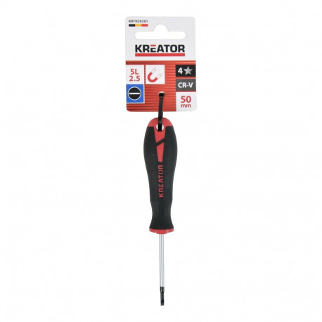 Screwdriver Slotted KREATOR KRTH20201 50mm SL2.5