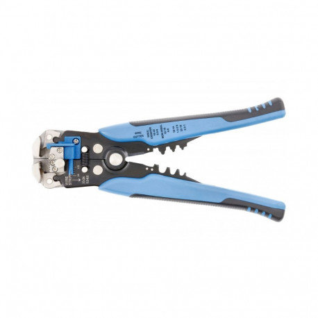 Hogert HT1P184 automatic wire stripping tool, 0.2-6mm², 24-10AWG, crimping tool, 205mm
